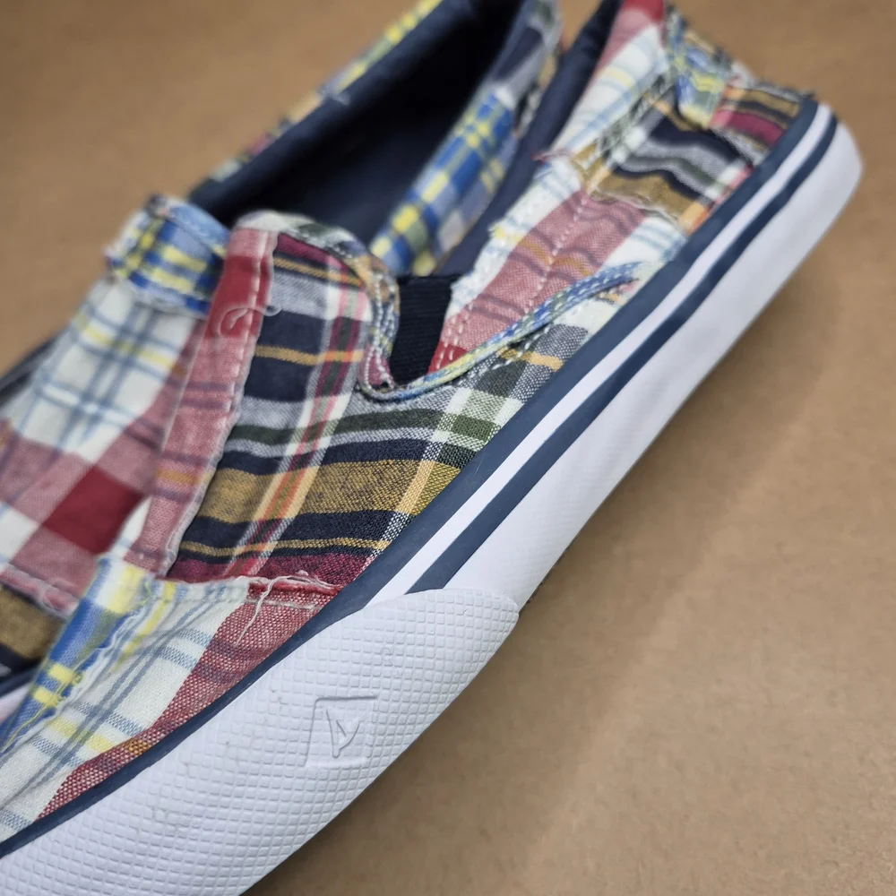 Sperry Men's Colorful Plaid Boat Shoes 3050
